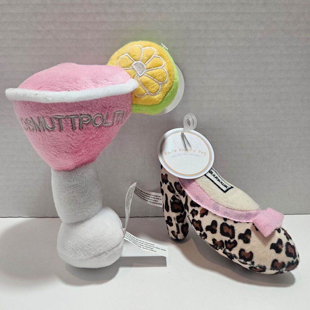 Haute Diggity Dog toys cosmuttpolitan stiletto NWT